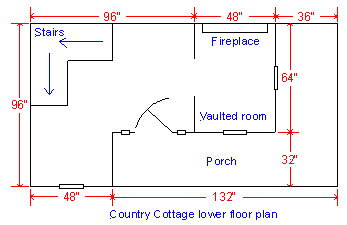 floorplan cottage playhouse