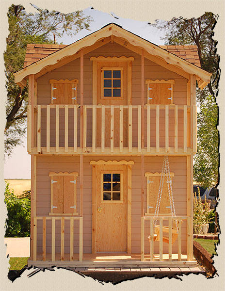 how to build a two story playhouse