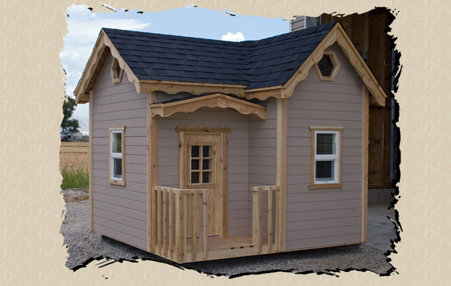 Image of a childs playhouse the Little Miss