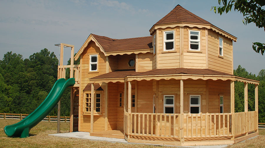 outdoor wooden wendy house