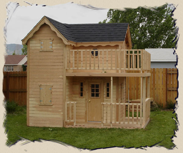 Outdoor child's playhouse
