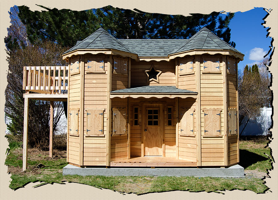princess castle outdoor playhouse